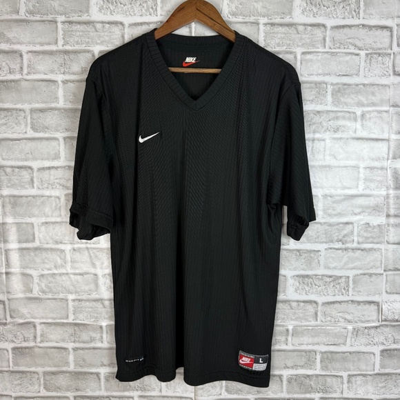 NIKE Fit Team Sports VTG 90s Polyester Practice Soccer Jersey Mens Large Stretch - Picture 1 of 9